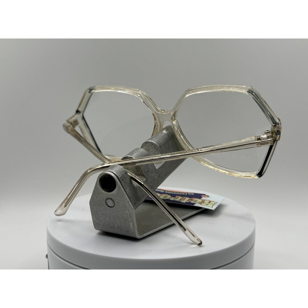 True Vintage Eyeglasses NOS Original Demo Lens Eyedeal Joyce Clear/Blue Frame - Picture 6 of 10